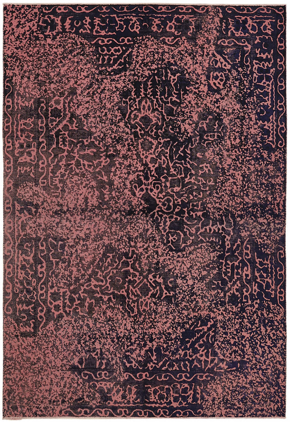 6' 6'' x 9' 3'' Purple Hand-Knotted Area Rug