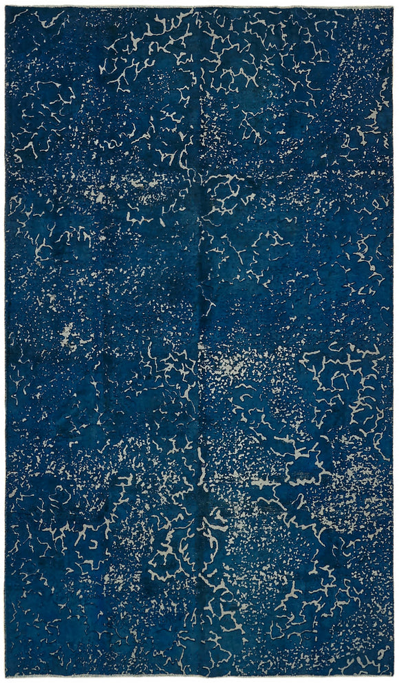 5' 11'' x 9' 11'' Blue Hand-Knotted Area Rug