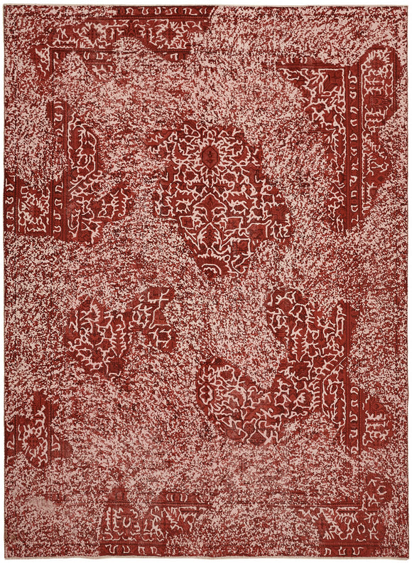 9' 4'' x 12' 4'' Red Hand-Knotted Large Area Rug