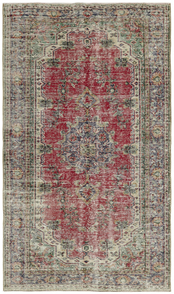 5' 4'' x 8' 11'' Vintage Distressed Rug