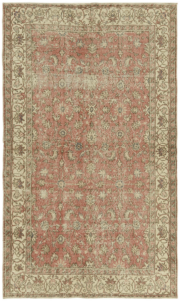 4' 11'' x 8' 4'' Vintage Distressed Rug