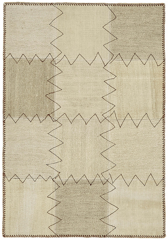 3' 1'' x 4' 3'' Turkish Hemp Kilim Rug