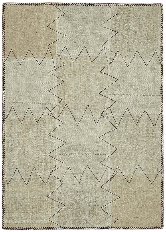 3' 1'' x 4' 3'' Turkish Hemp Kilim Rug