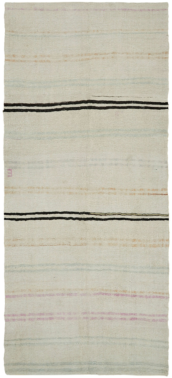 5' 2'' x 11' 8'' Turkish Hemp Kilim Rug