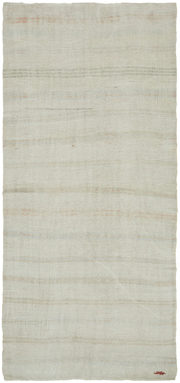 5' 10'' x 12' 6'' Turkish Hemp Kilim Rug