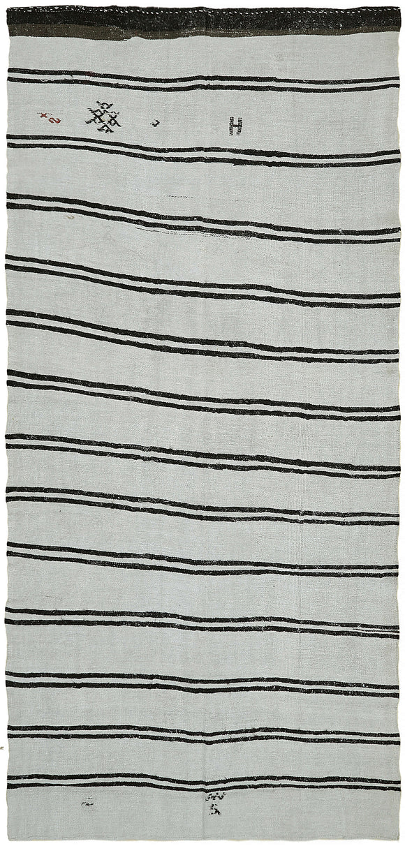 5' 11'' x 12' 2'' Turkish Hemp Kilim Rug