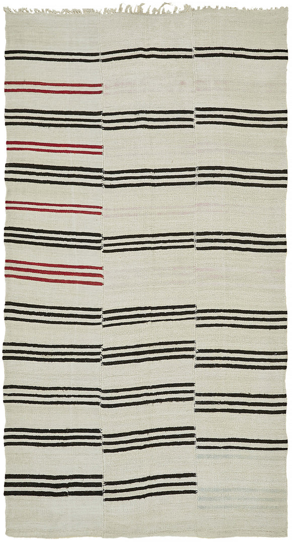 6' 8'' x 11' 11'' Turkish Hemp Kilim Rug