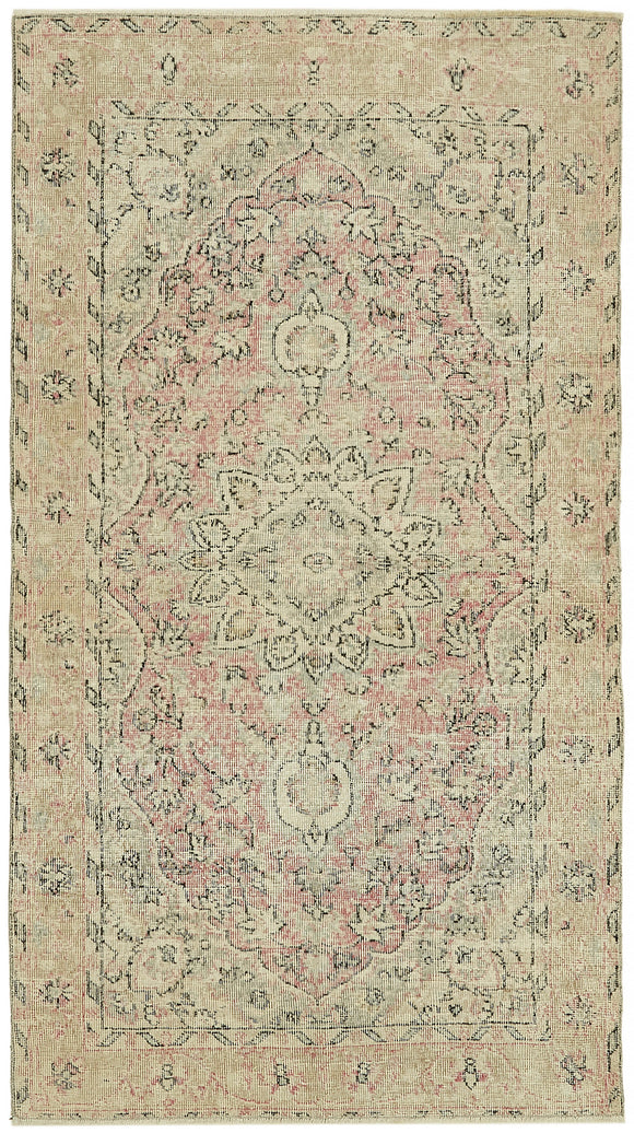 3' 9'' x 6' 8'' Hand-Knotted Vintage Rug
