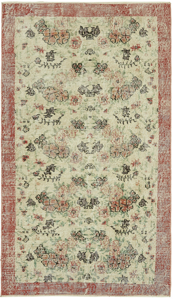 3' 7'' x 6' 2'' Hand-Knotted Vintage Rug