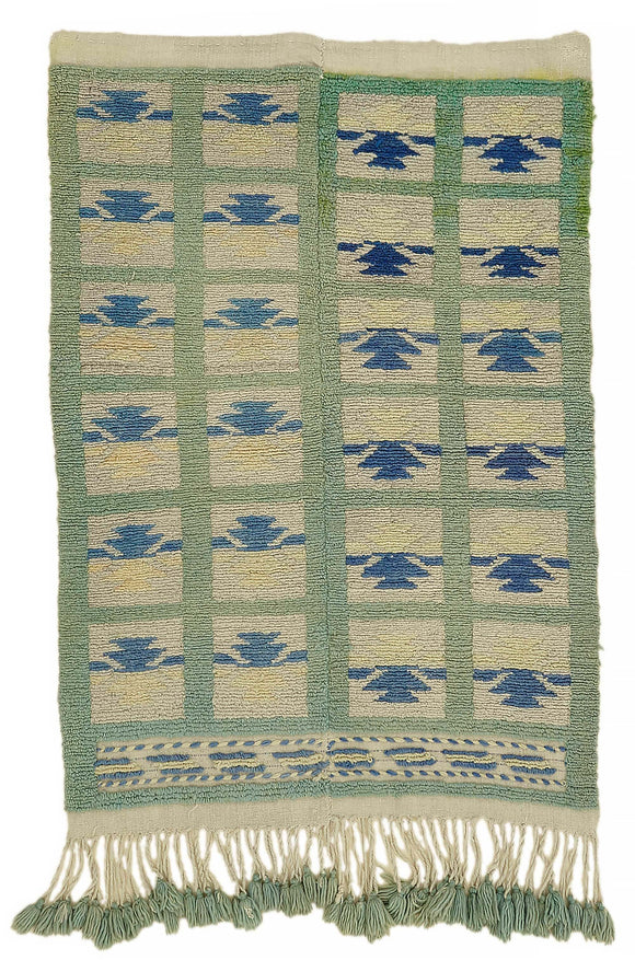 3' 5'' x 4' 10'' Vintage Tulu Rug