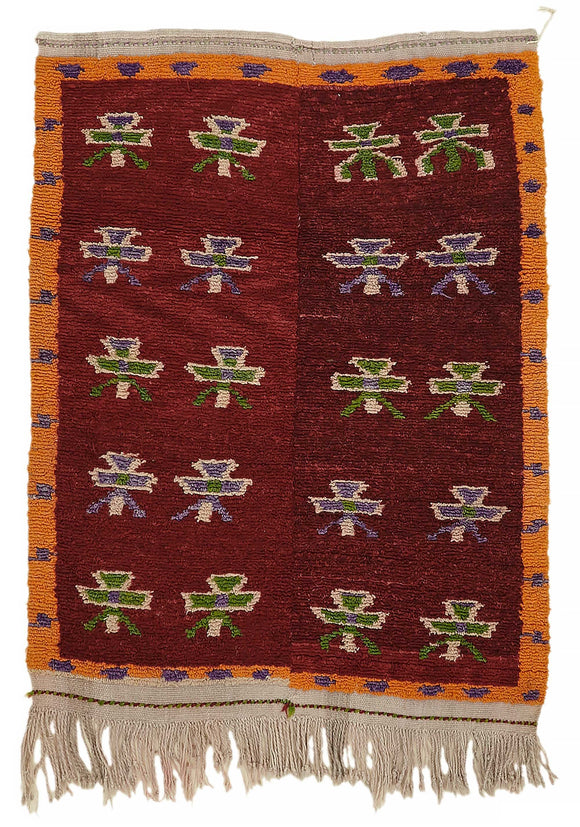 3' 5'' x 4' 7'' Vintage Tulu Rug