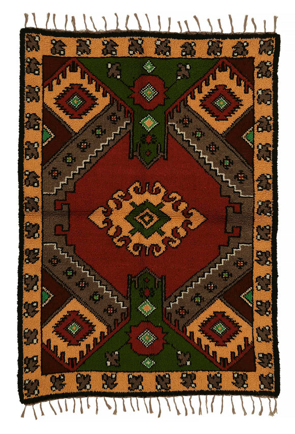 5' 4'' x 7' 5'' Vintage Tulu Rug