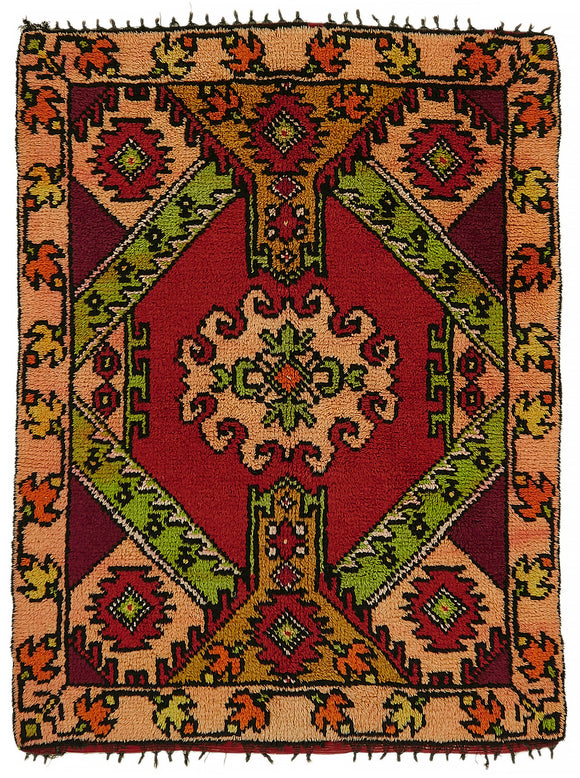 5' x 6' 6'' Vintage Tulu Rug