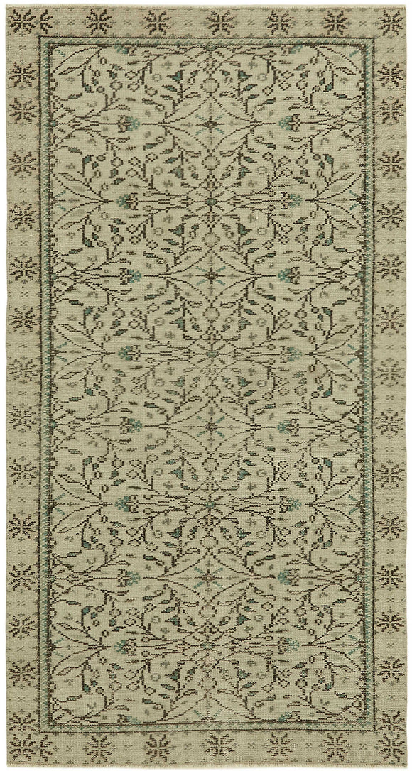 3' 3'' x 6' 1'' Hand-Knotted Vintage Rug