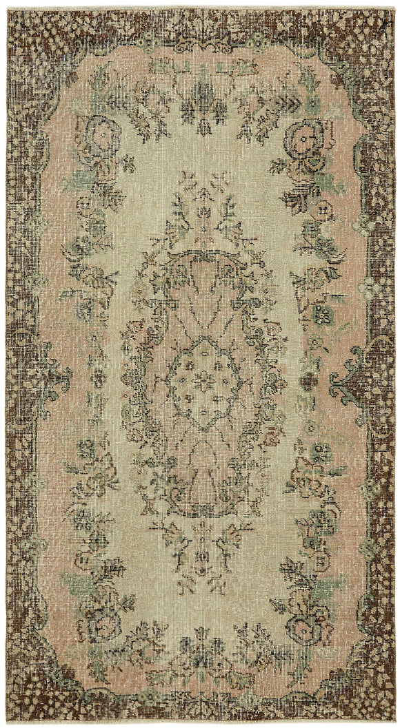 3' 8'' x 6' 9'' Hand-Knotted Vintage Rug