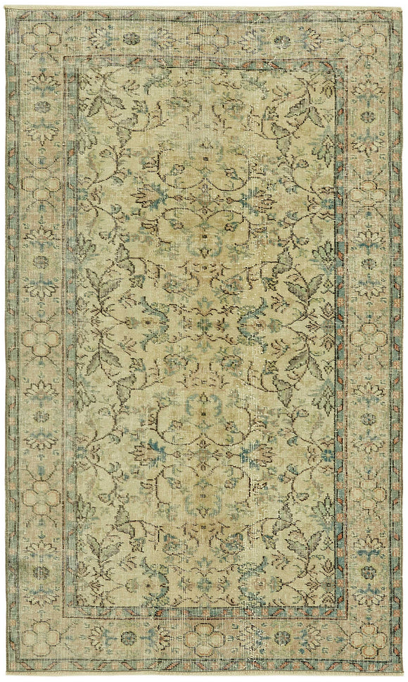 3' 10'' x 6' 4'' Hand-Knotted Vintage Rug