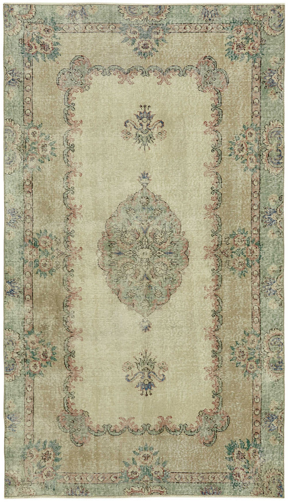 4' 3'' x 7' 3'' Hand-Knotted Vintage Rug