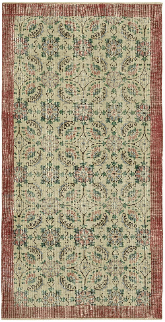 3' 7'' x 6' 10'' Hand-Knotted Vintage Rug