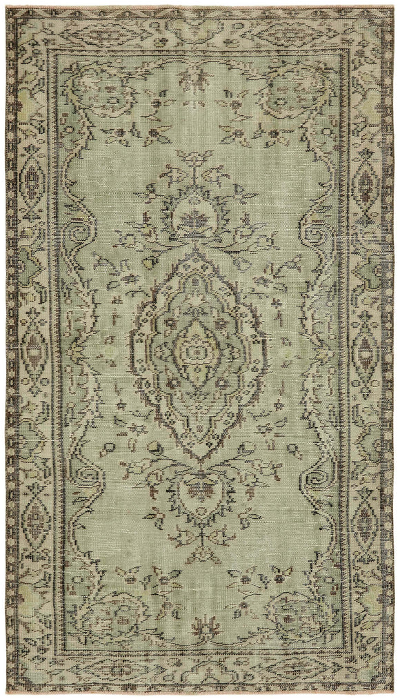 4' 1'' x 7' 0'' Hand-Knotted Vintage Rug