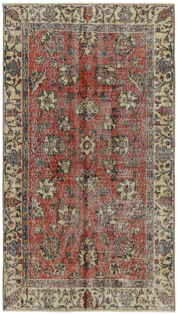 3' 6'' x 6' 2'' Hand-Knotted Vintage Rug