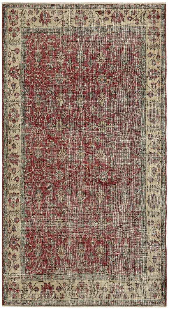 3' 10'' x 6' 11'' Hand-Knotted Vintage Rug