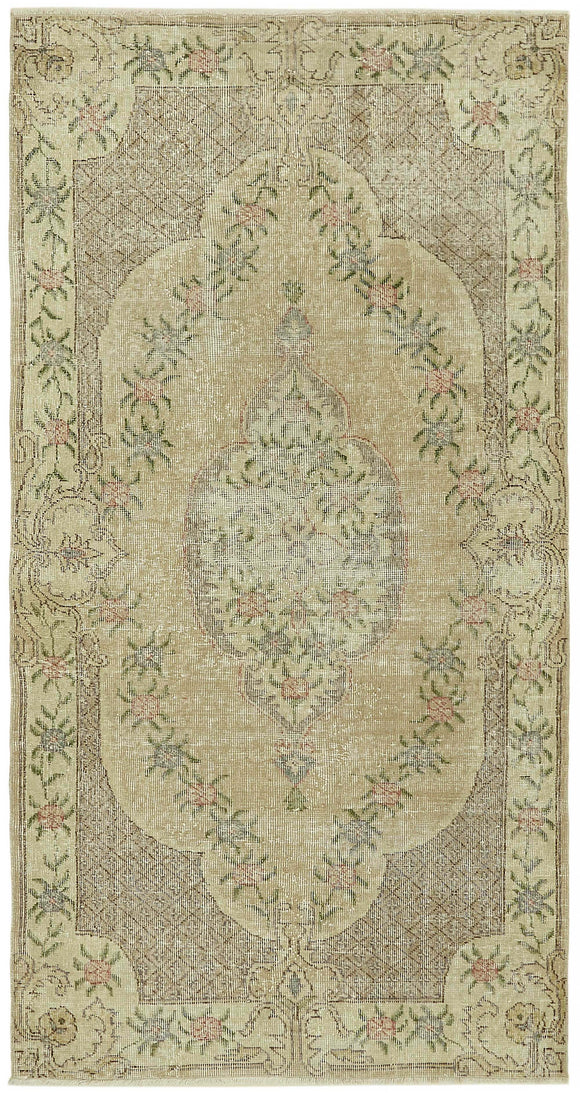 3' 8'' x 6' 10'' Hand-Knotted Vintage Rug