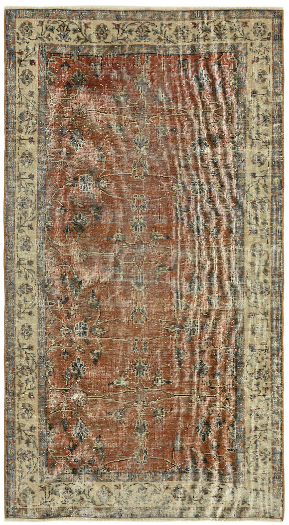 3' 7'' x 6' 6'' Hand-Knotted Vintage Rug