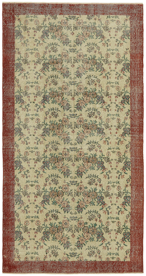 3' 8'' x 7' 1'' Hand-Knotted Vintage Rug