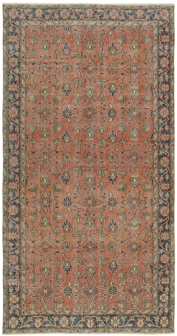 3' 8'' x 6' 11'' Hand-Knotted Vintage Rug