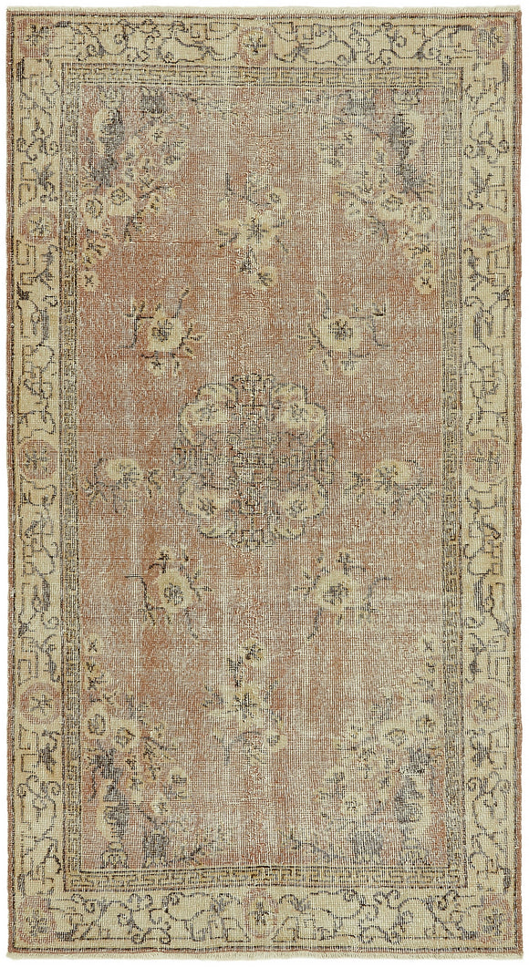 3' 8'' x 6' 8'' Hand-Knotted Vintage Rug