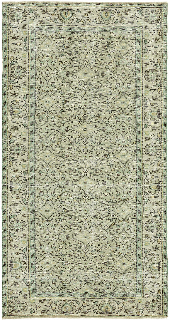 3' 8'' x 6' 11'' Hand-Knotted Vintage Rug