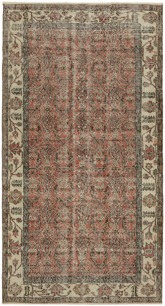 3' 7'' x 6' 6'' Hand-Knotted Vintage Rug