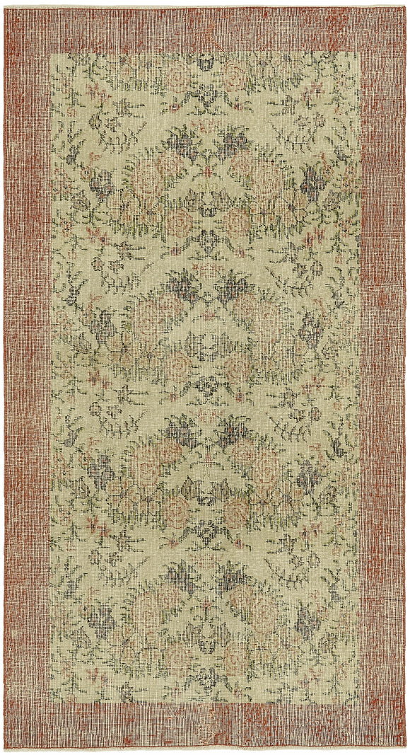 3' 7'' x 6' 7'' Hand-Knotted Vintage Rug