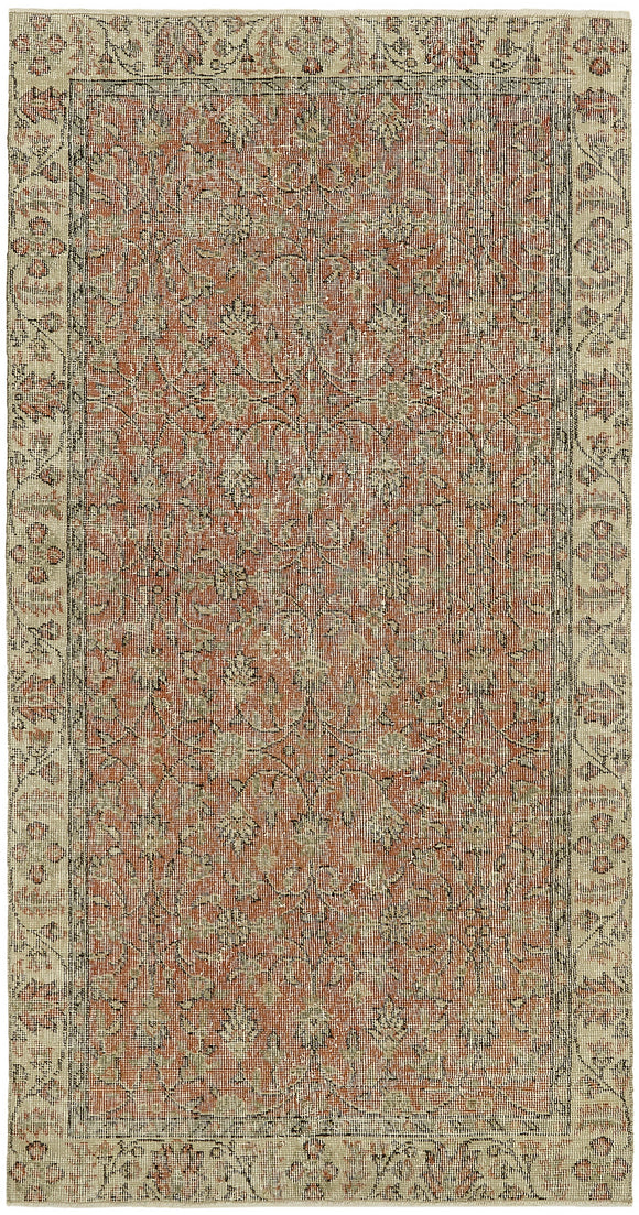 3' 5'' x 6' 6'' Hand-Knotted Vintage Rug