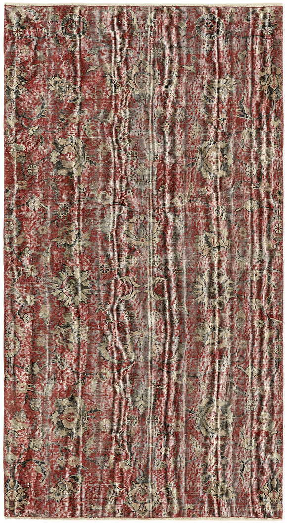 3' 5'' x 6' 4'' Hand-Knotted Vintage Rug