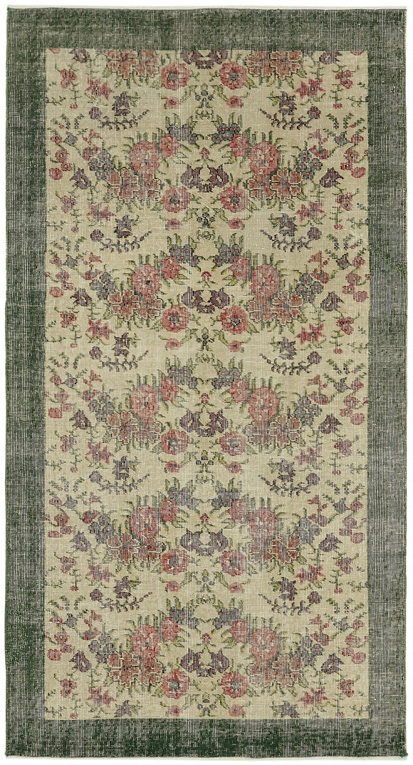 3' 9'' x 6' 11'' Hand-Knotted Vintage Rug
