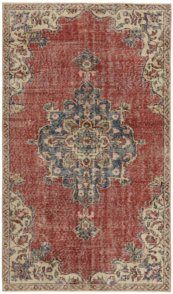 3' 10'' x 6' 5'' Hand-Knotted Vintage Rug