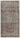 3' 7'' x 6' 8'' Hand-Knotted Turkish Vintage Rug