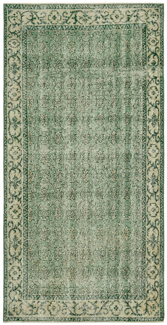 3' 7'' x 6' 10'' Hand-Knotted Turkish Vintage Rug
