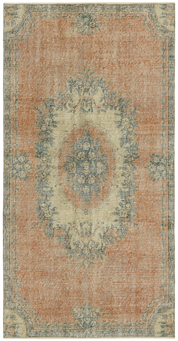 3' 10'' x 7' 4'' Hand-Knotted Turkish Vintage Rug