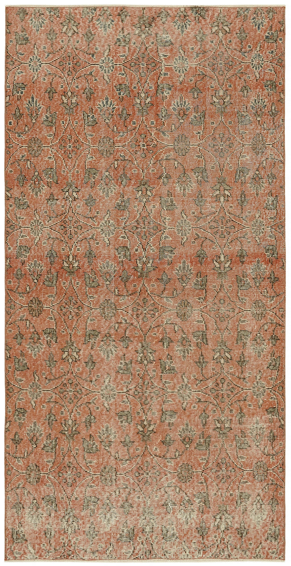 3' 6'' x 6' 8'' Hand-Knotted Turkish Vintage Rug