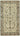 3' 8'' x 6' 3'' Hand-Knotted Turkish Vintage Rug