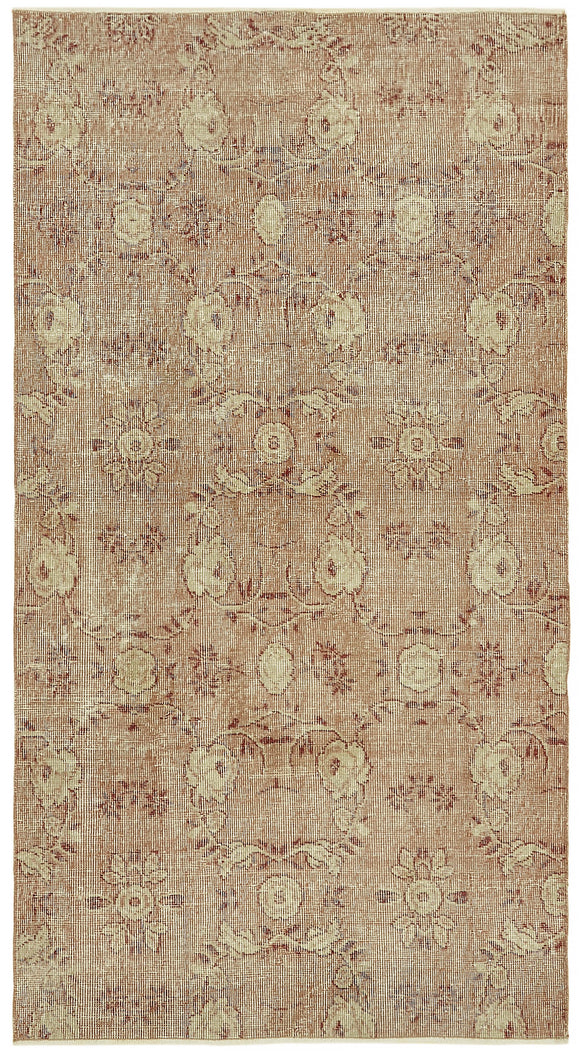 3' 7'' x 6' 6'' Hand-Knotted Turkish Vintage Rug