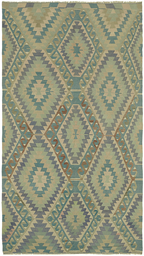 6' 7'' x 11' 8'' Turkish Handwoven Kilim Rug