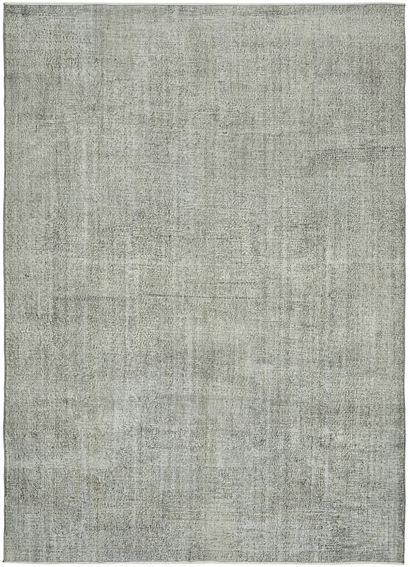 9' 3'' x 12' 5'' Grey Hand-Knotted Persian Rug