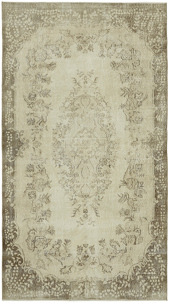 5' 10'' x 10' 2'' Hand-Knotted Turkish Vintage Rug