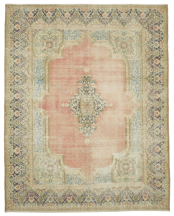 9' 11'' x 12' 7'' Persian Vintage Hand-Knotted Rug