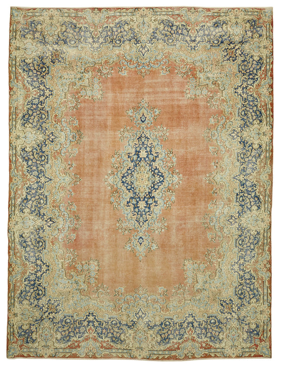 9' 8'' x 13' 1'' Persian Vintage Hand-Knotted Rug