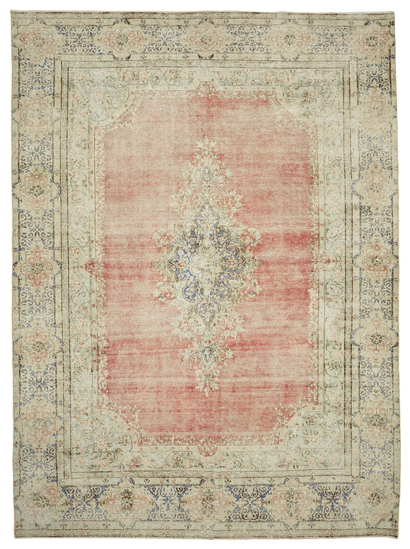 9' 2'' x 13' Persian Vintage Hand-Knotted Rug