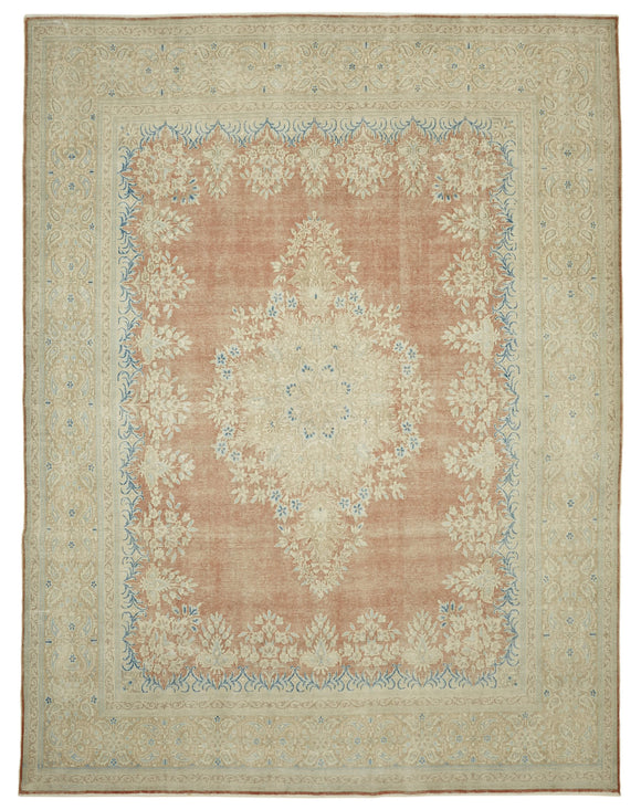 9' 9'' x 12' 6'' Persian Vintage Hand-Knotted Rug